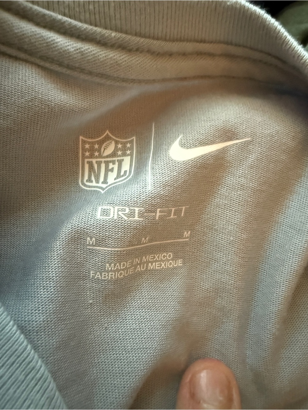 NFL Dallas Cowboys Light Gray Long Sleeve Tee - Picture 3 of 3
